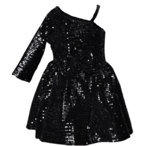 Sequin One-Shoulder Party Dress 