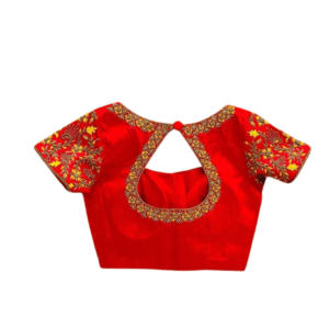 Stunning Red Designer Blouse