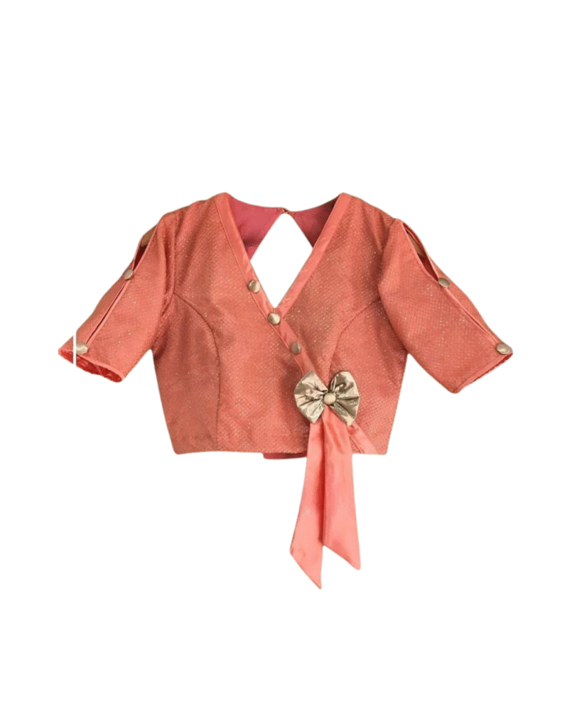 Stylish Peach Designer Blouse