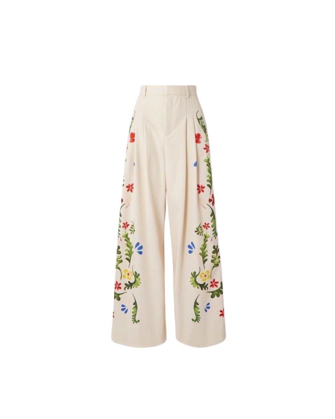 Embroidered Palazzo Pants