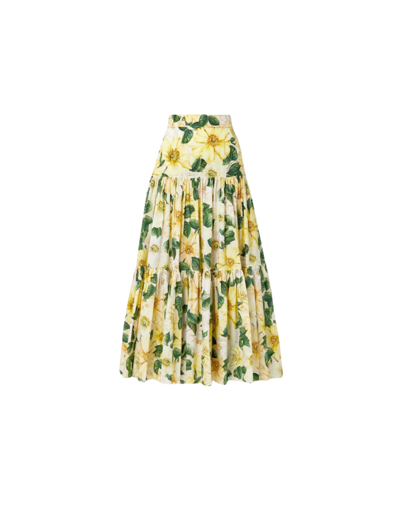 Sun-Kissed Floral Maxi Skirt