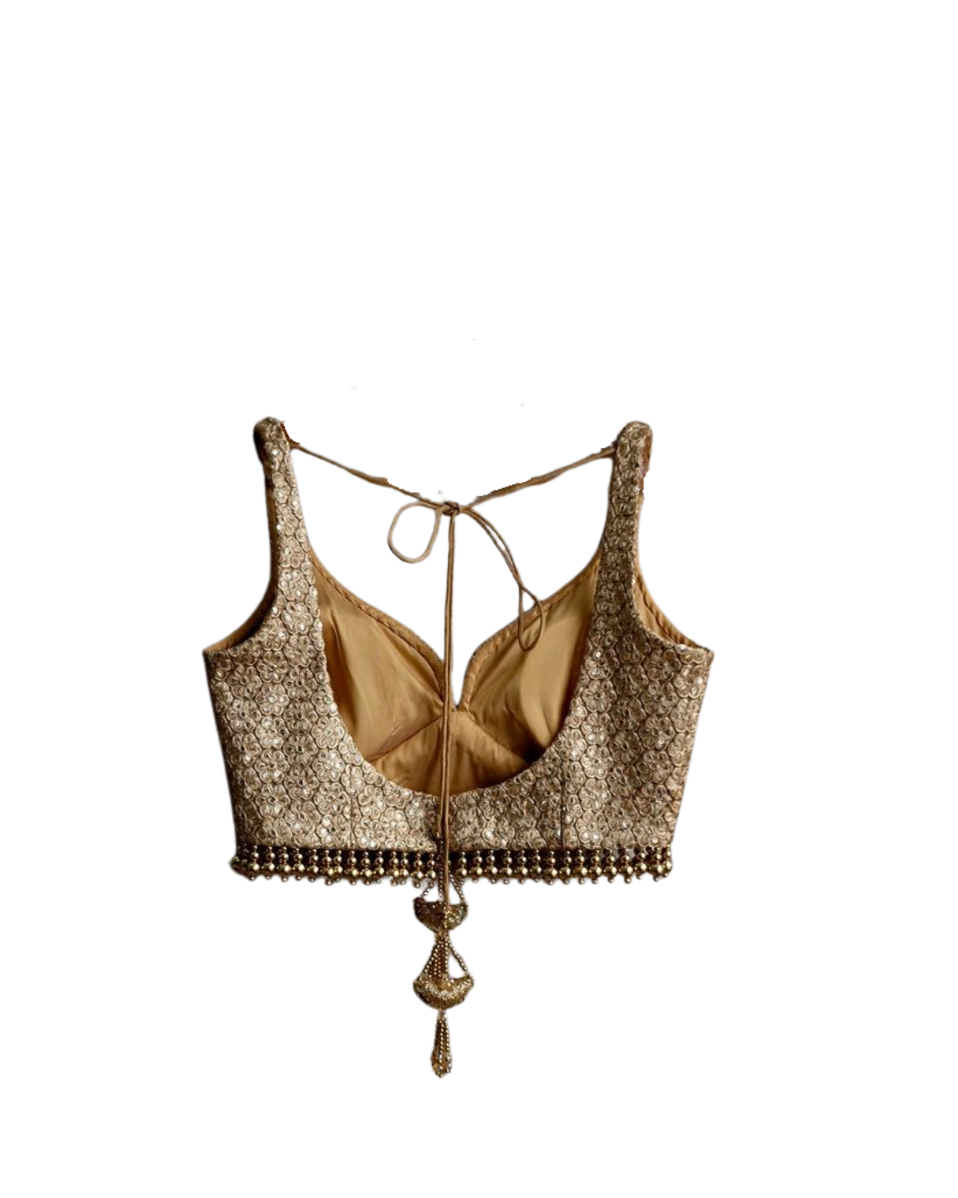 Golden Embellished Designer Blouse