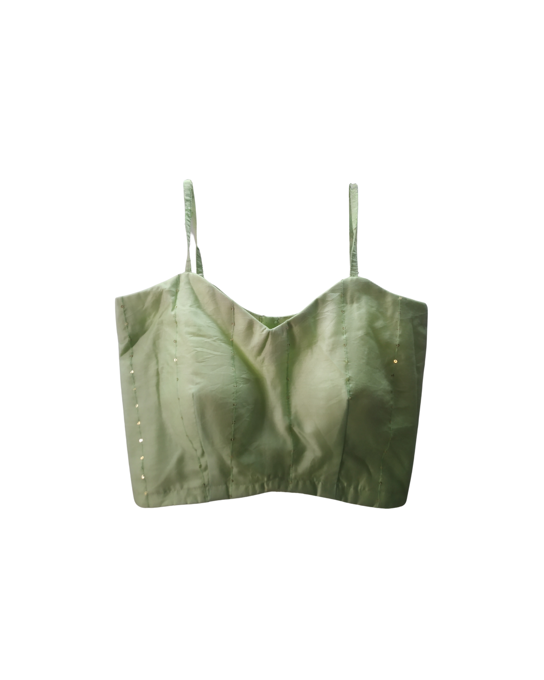 Light Green Silk Blouse