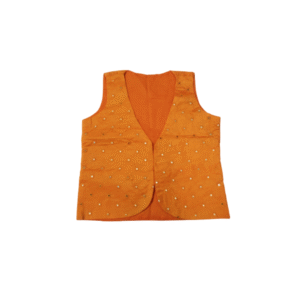 Mustard Yellow Embellished Koti