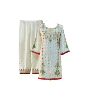 Embroidered Kurti Set