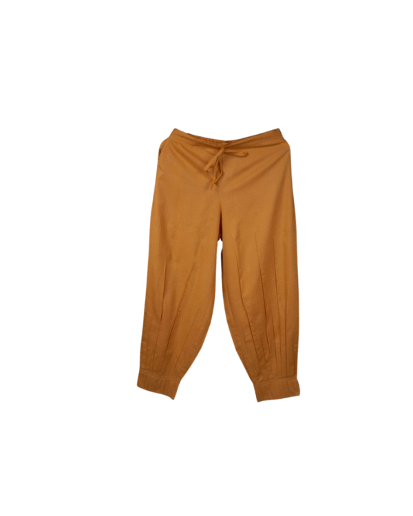 Comfy Mustard Pleated Trousers