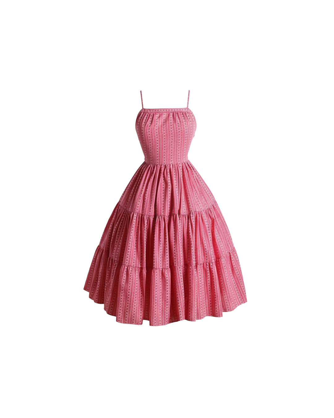 Rose Rhapsody Tiered Midi Dress