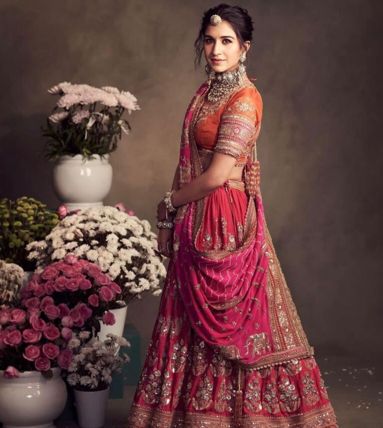 Rageshvari Creation Luxury Jalpari Silk & Fox Georgette Bridal Lehenga Choli with Heavy Sequins Work