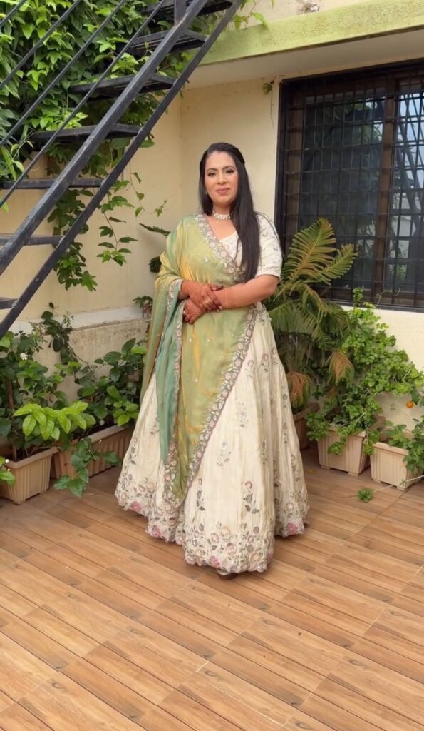 Rageshvari Creation Premium Chinon Sequins & Thread Work Festival Lehenga Choli with Fendy Dupatta