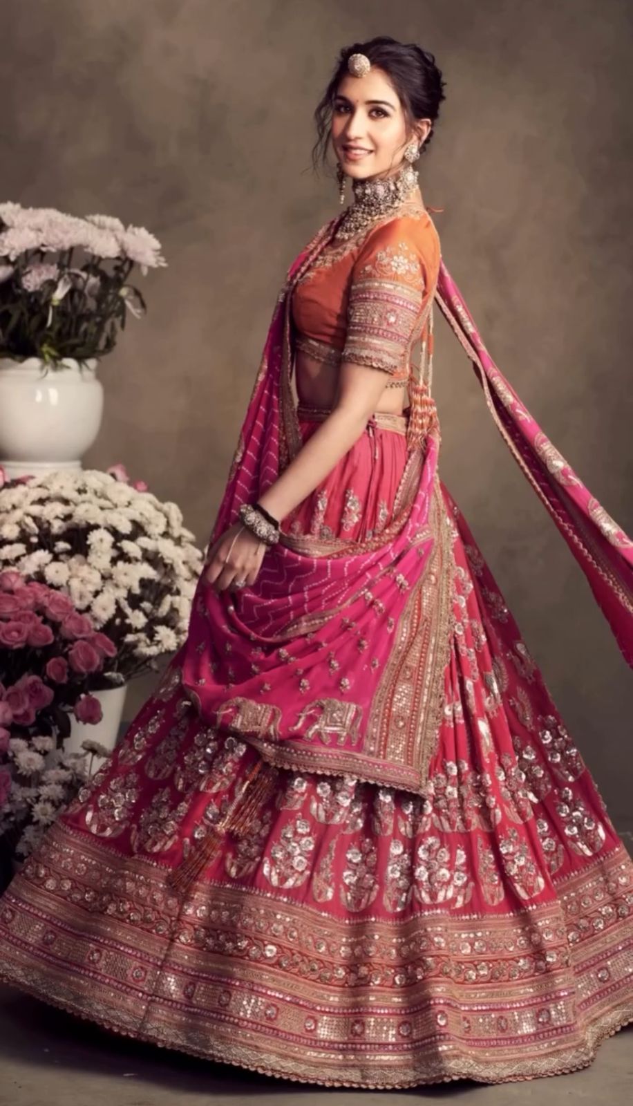 Rageshvari Creation Luxury Jalpari Silk & Fox Georgette Bridal Lehenga Choli with Heavy Sequins Work - Image 2